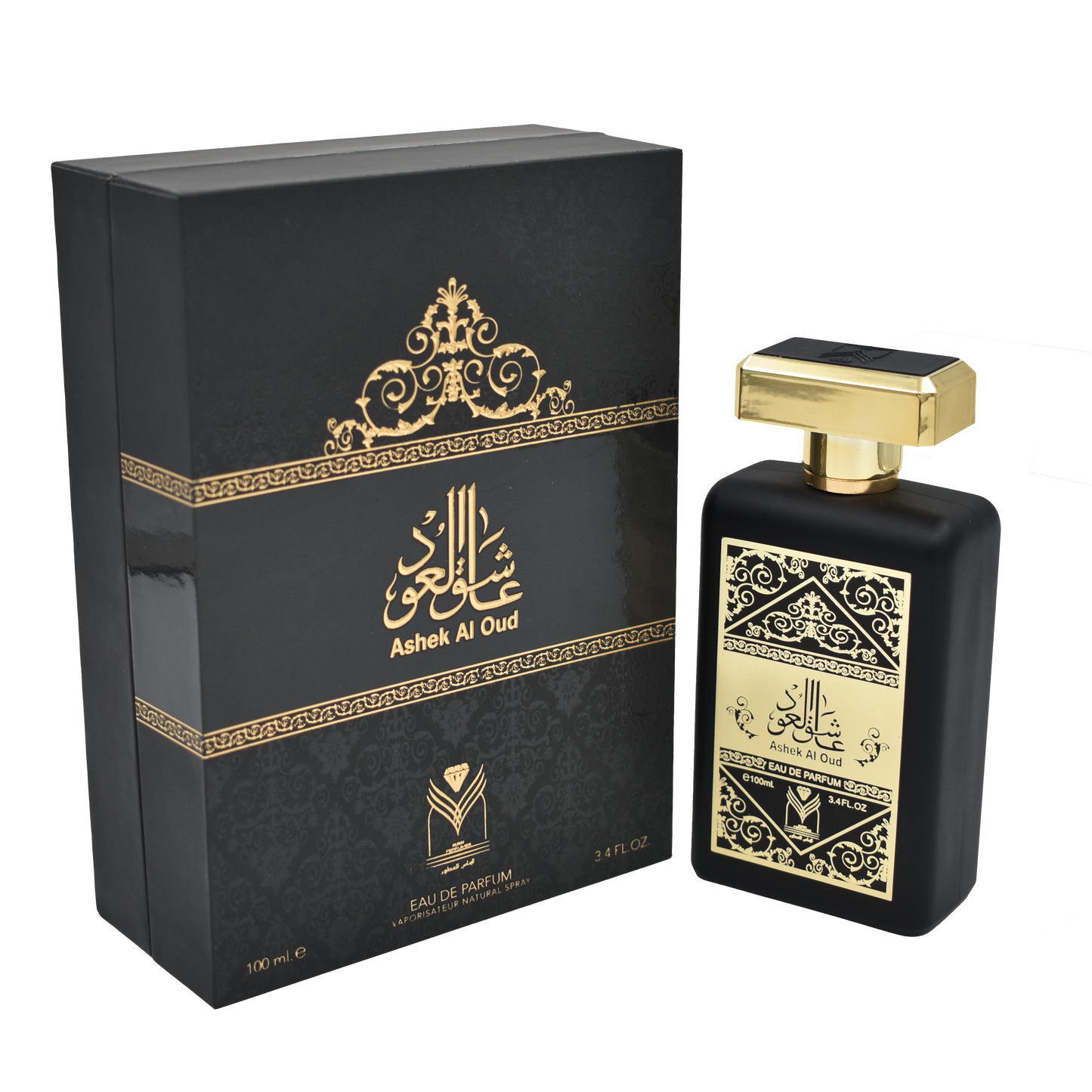 Ashek Al Oud perfume with box picture from Almas for Perfumes